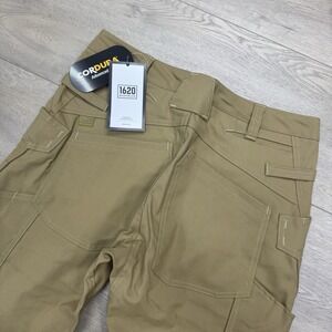 NWT 1620 Workwear Slim Fit Double Knee Utility Pant Men's Sz 34x34 Khaki Cordura